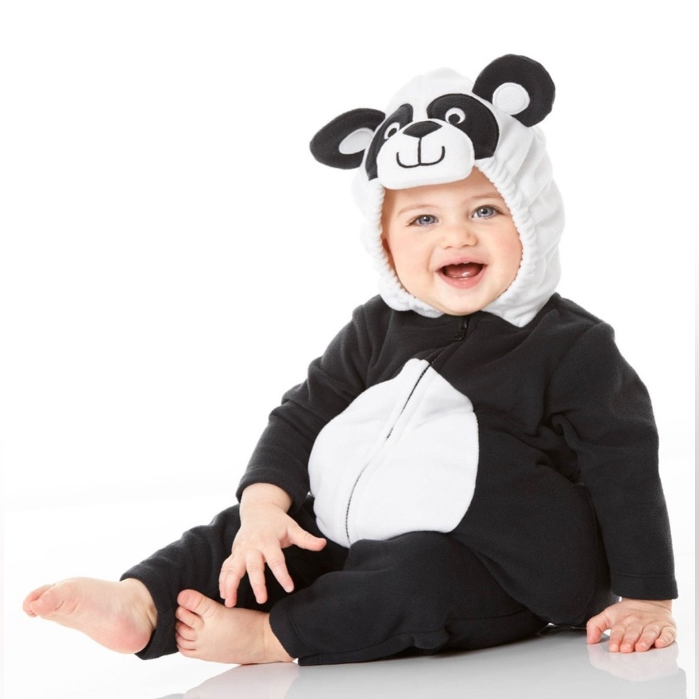 Carter’s panda costume with stuffed belly 3-6 months
